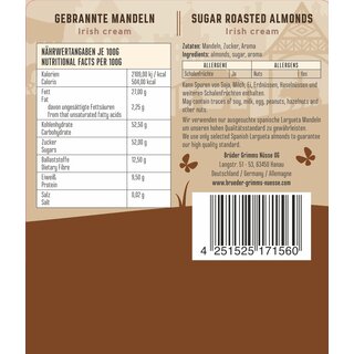 Brder Grimms Nsse - Sugar Roasted - Irish Cream 100g