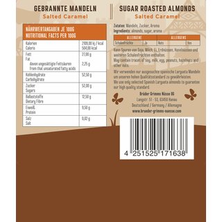 Brder Grimms Nsse - Gebrannte Mandeln - Salted Caramel 200g