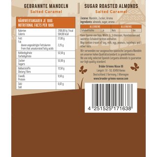 Brder Grimms Nsse - Gebrannte Mandeln - Salted Caramel 6 x 200g