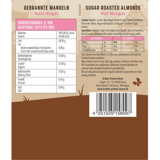 Brder Grimms Nsse - Gebrannte Mandeln - Nuss Nugat 6x 200g