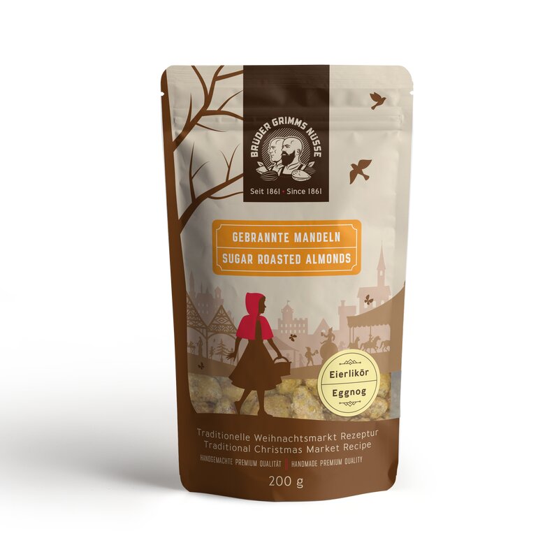 Brder Grimms Nsse - Sugar Roasted Almonds - Eggnog 200g