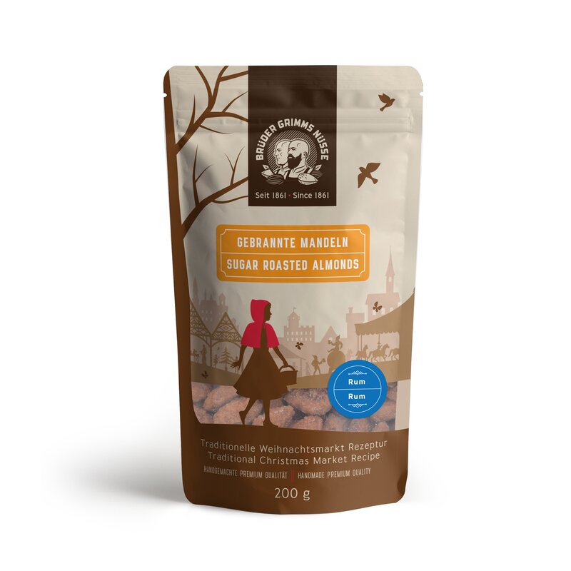 Brder Grimms Nsse - Gebrannte Mandeln - Rum 200g