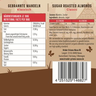 Brder Grimms Nsse - Gebrannte Mandeln - Classic 3x 200g