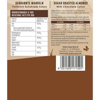 Brder Grimms Nsse - Gebrannte Mandeln - Vollmilch Schokolade Cocos 6x 200g