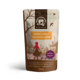 Brder Grimms Nsse - Gebrannte Mandeln - Typ Amaretto 3x 200g